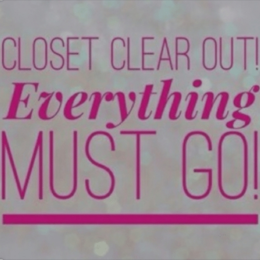 Closet Closing Sale!! Offer/ Bundle just ask!!!